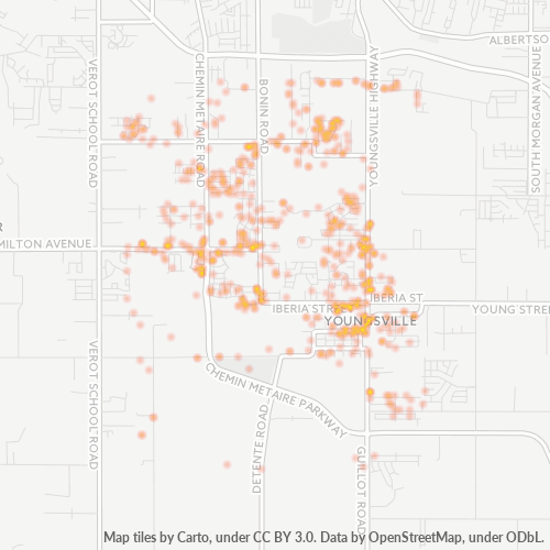 70592 Business Density Heatmap