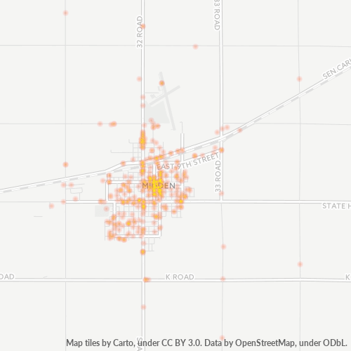 68959 Business Density Heatmap