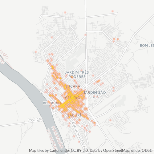 65901-000 Heatmap de Densidade da Empresa