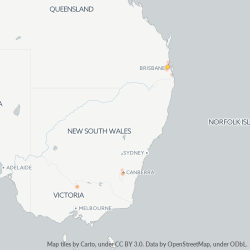 4007 Business Density Heatmap