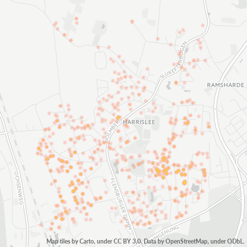 Heatmap für plz 24955