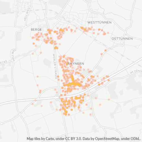 Heatmap für plz 59069