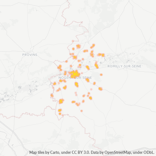 10400 Mapa de densitat de negocis 10400 Mapa de densitat de negocis