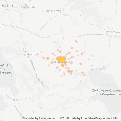 63-000 Mapa intensywności działalności gospodarczej