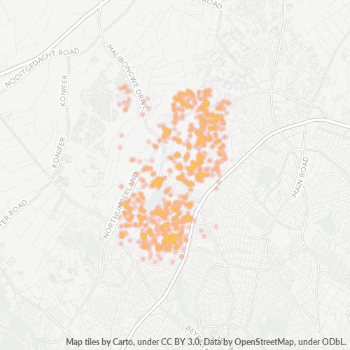 2188 Hittekaart vir Besigheidsdigtheid