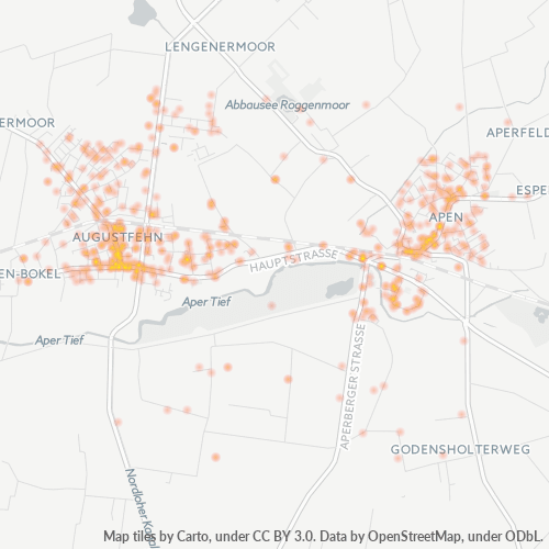 Heatmap für plz 26689