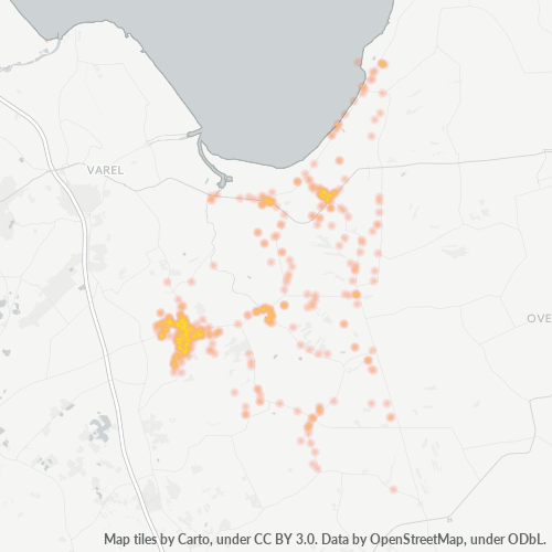 Heatmap für plz 26349
