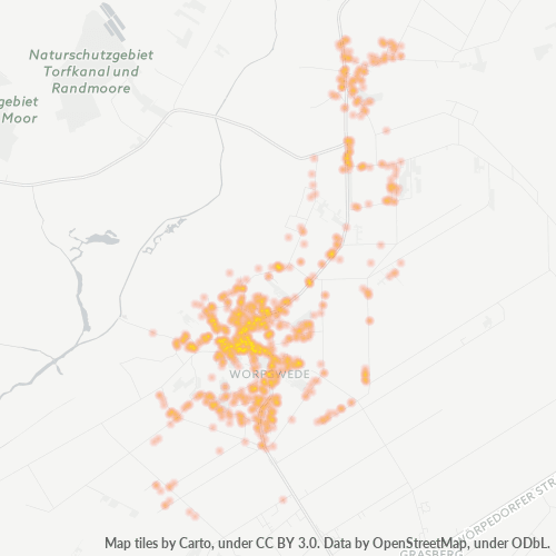 Heatmap für plz 27726
