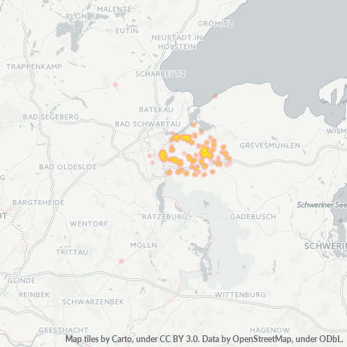 Heatmap für plz 23923
