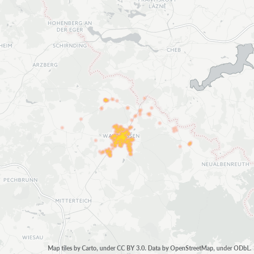 Heatmap für plz 95652
