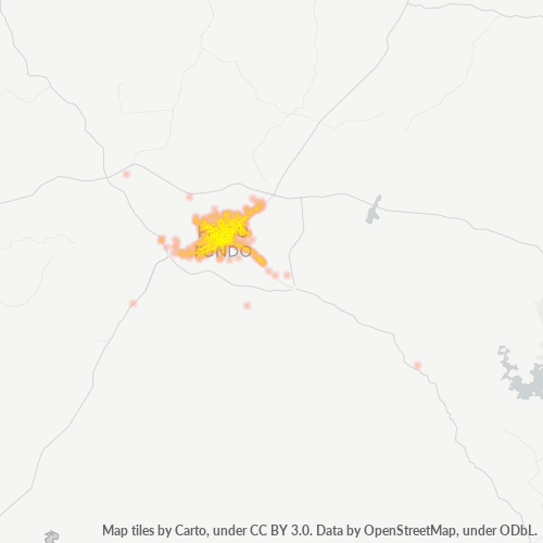 99010-000 Heatmap de Densidade da Empresa