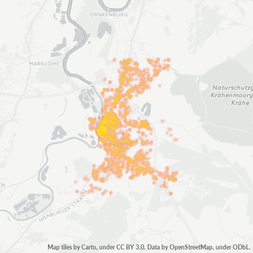 Heatmap für plz 31582