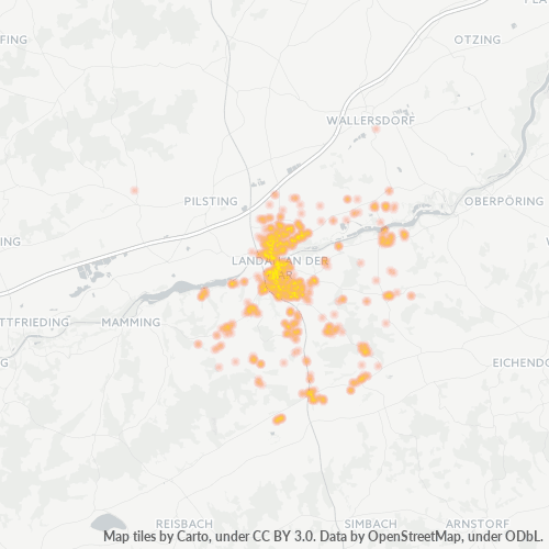 94405 Standortdichte-Heatmap