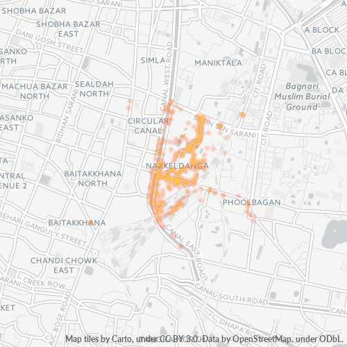 700011 Business Density Heatmap
