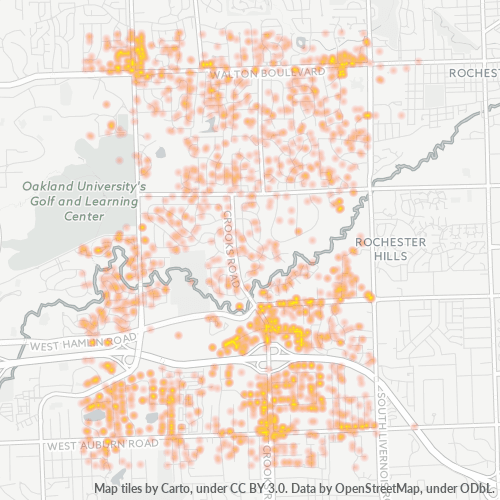 48309 Business Density Heatmap