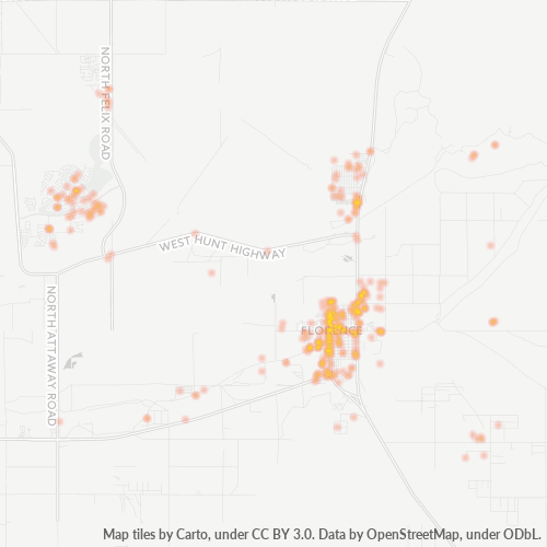85132 Business Density Heatmap