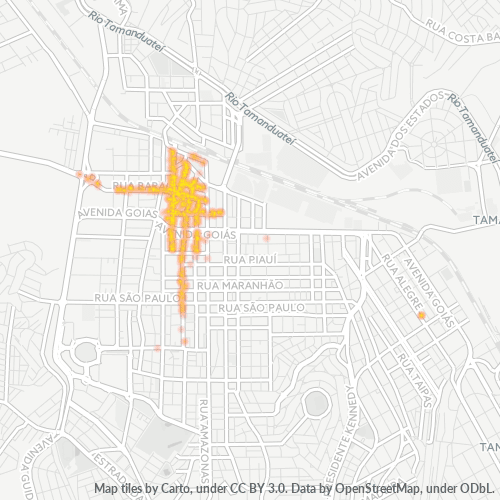 09510-000 Mapa de calor de densidad empresarial