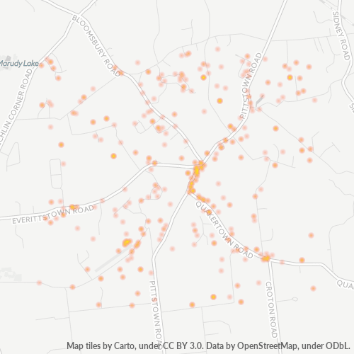 08867 Business Density Heatmap