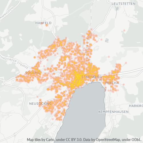82319 Standortdichte-Heatmap