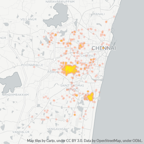 600078 Business Density Heatmap
