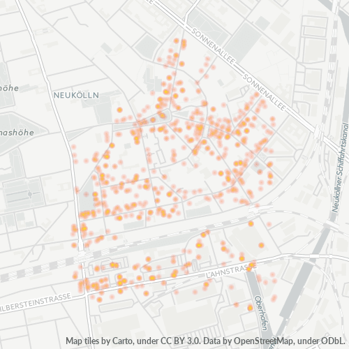12055 Standortdichte-Heatmap