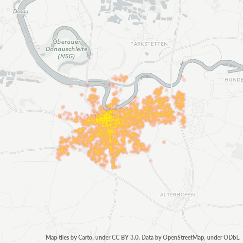 Heatmap für plz 94315