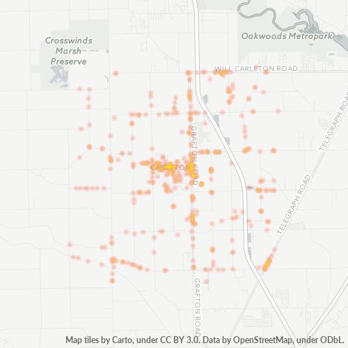 48117 Business Density Heatmap