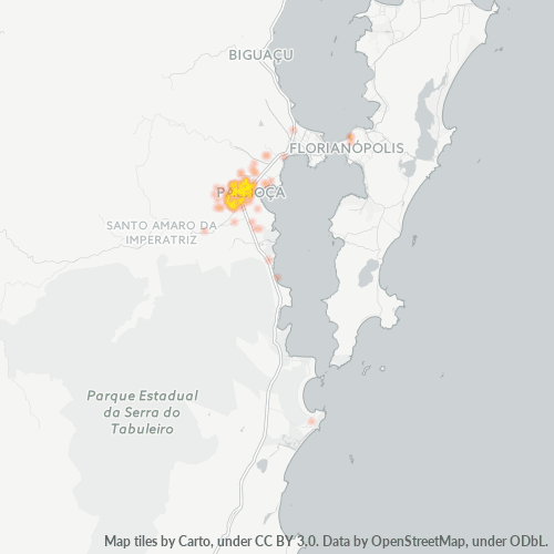 88132-000 Heatmap de Densidade da Empresa