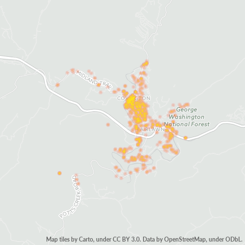 24426 Business Density Heatmap