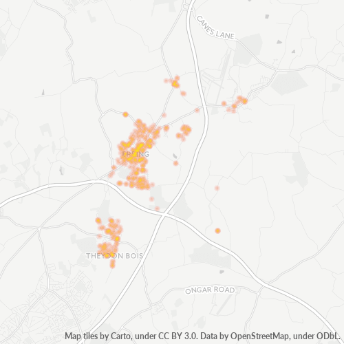 CM16 Business Density Heatmap