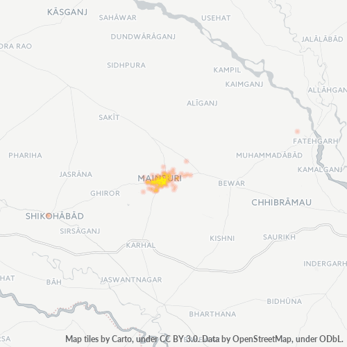 205001 Business Density Heatmap