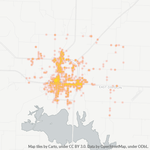 64735 Business Density Heatmap