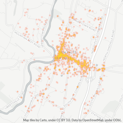 12561 Business Density Heatmap