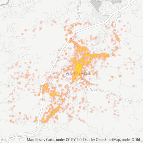 28786 Business Density Heatmap