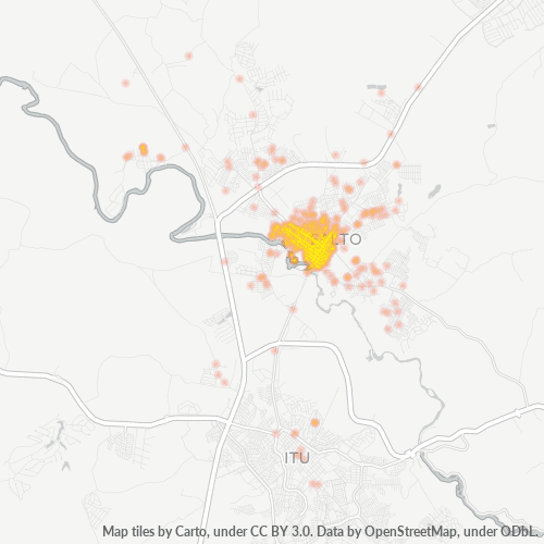 13320-000 Heatmap de Densidade da Empresa