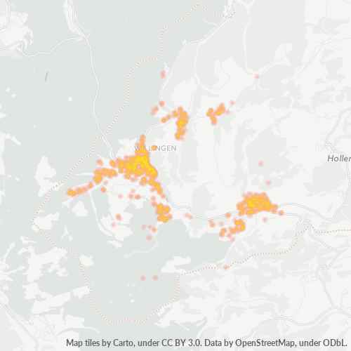 Heatmap für plz 34508
