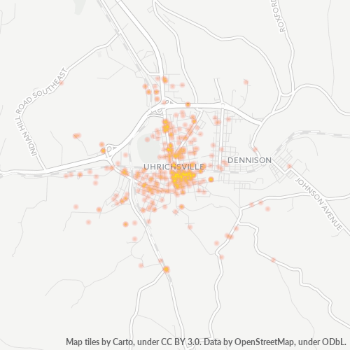44683 Business Density Heatmap