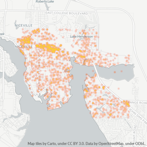 32578 Business Density Heatmap