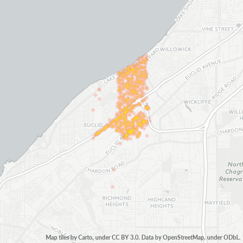 44132 Business Density Heatmap