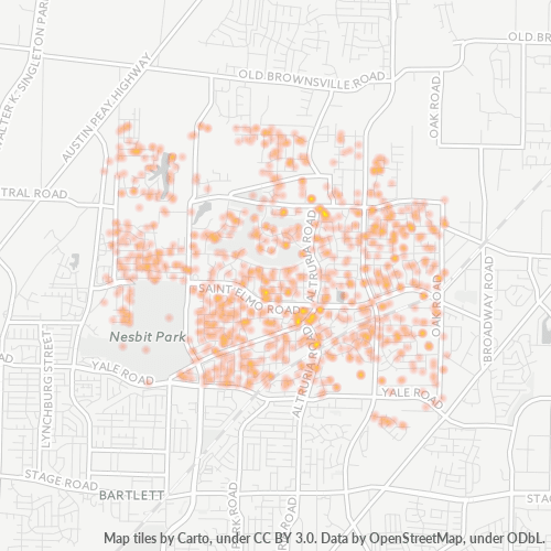 38135 Business Density Heatmap