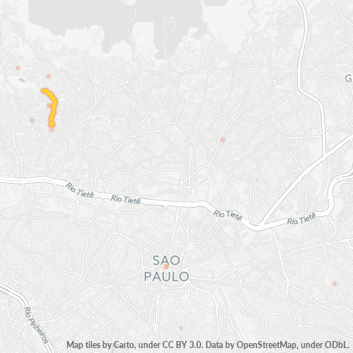 02831-000 Mapa de calor de densidad empresarial