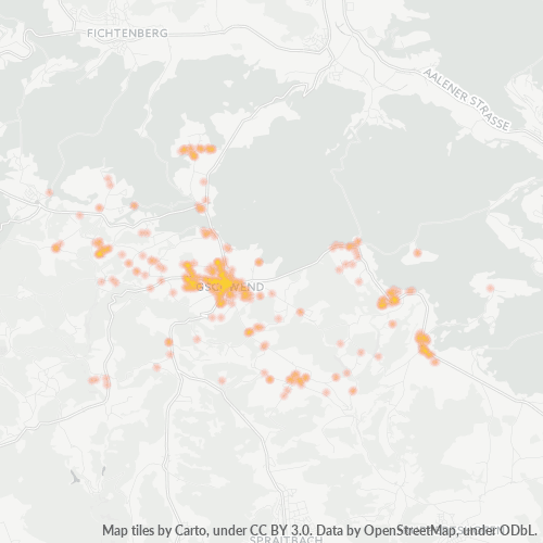 Heatmap für plz 74417