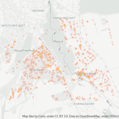 99425 Standortdichte-Heatmap