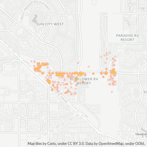85378 Business Density Heatmap