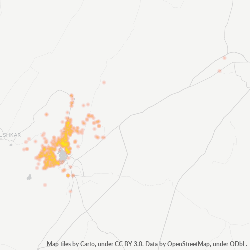 305004 Business Density Heatmap