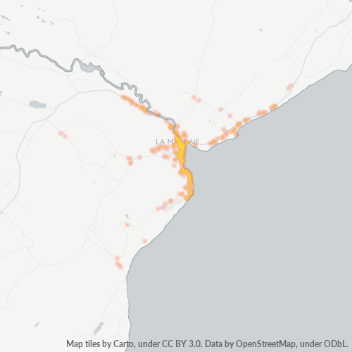 G5A Business Density Heatmap