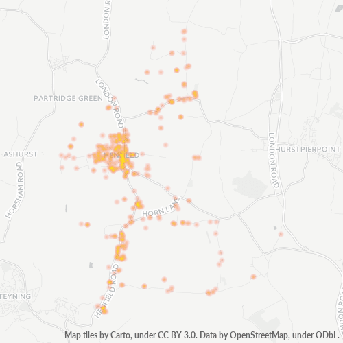 BN5 Business Density Heatmap