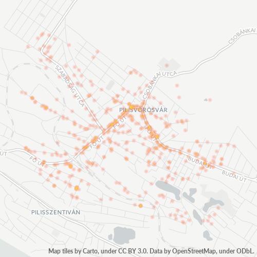 2085 Vállalati sűrűségi térkép