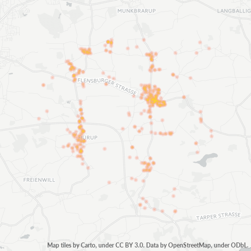 Heatmap für plz 24975