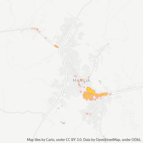 17519-000 Mapa de calor de densidad empresarial
